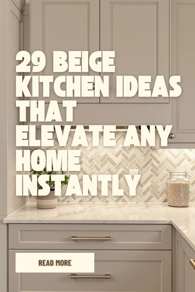 29 Beige Kitchen Cabinets That Look Luxe Without the Price Tag
