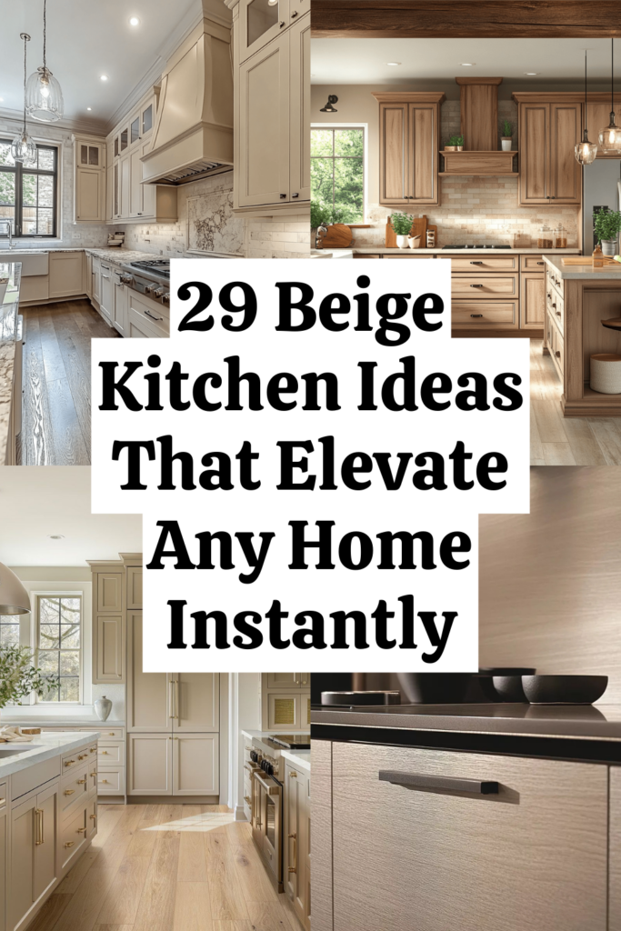 29 Beige Kitchen Cabinets That Look Luxe Without the Price Tag
