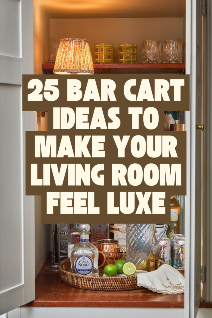 25 Ways to Style a Bar Cart That Transforms Any Room