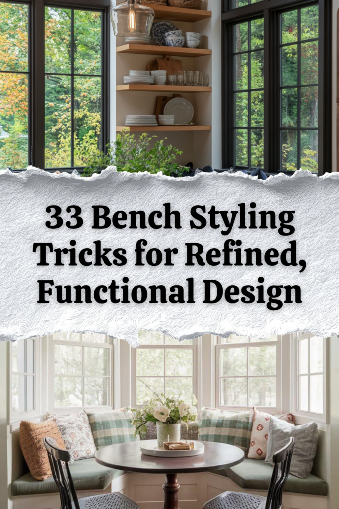 33 Bench Decor Ideas for a Designer Living Room