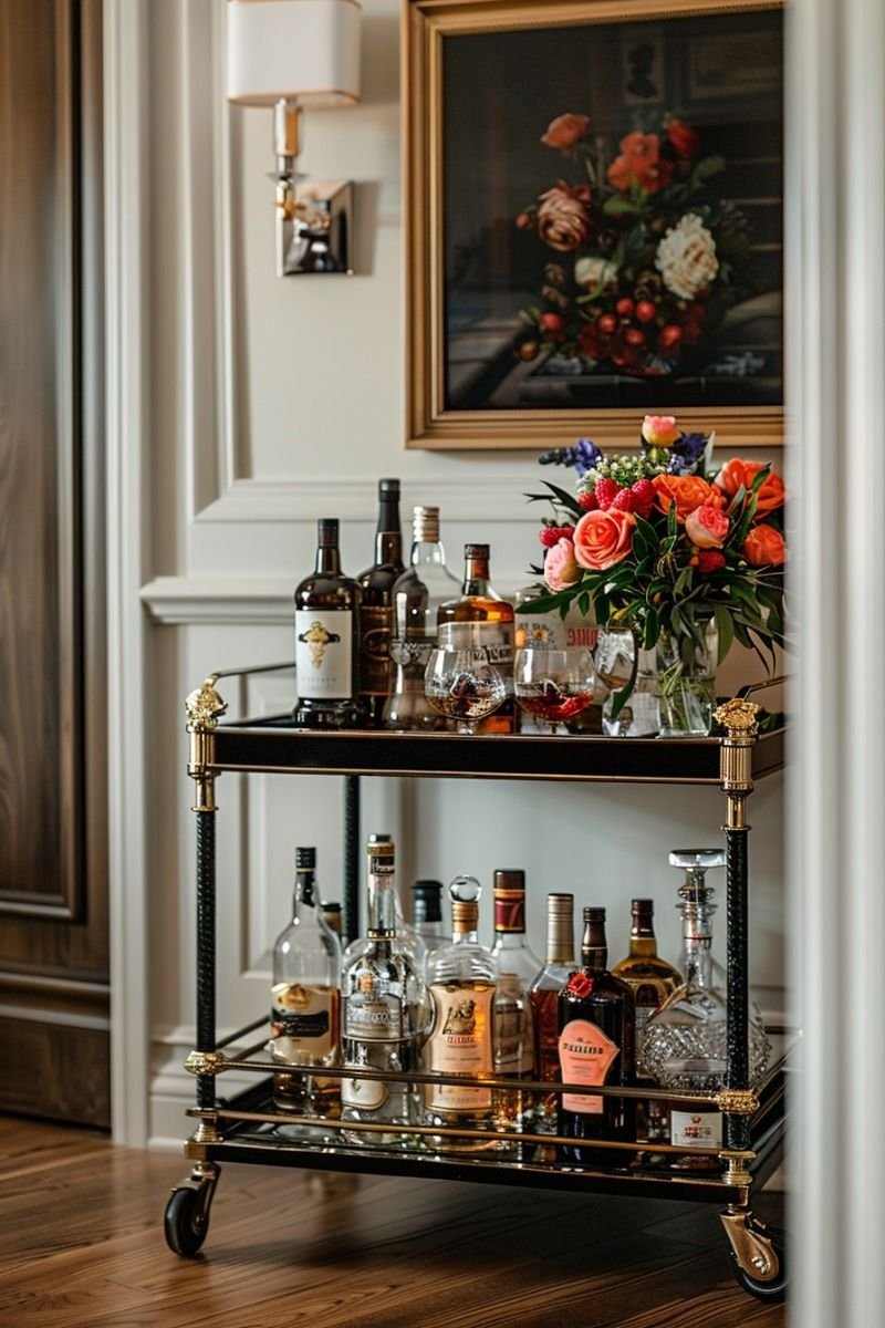 25 Ways to Style a Bar Cart That Transforms Any Room