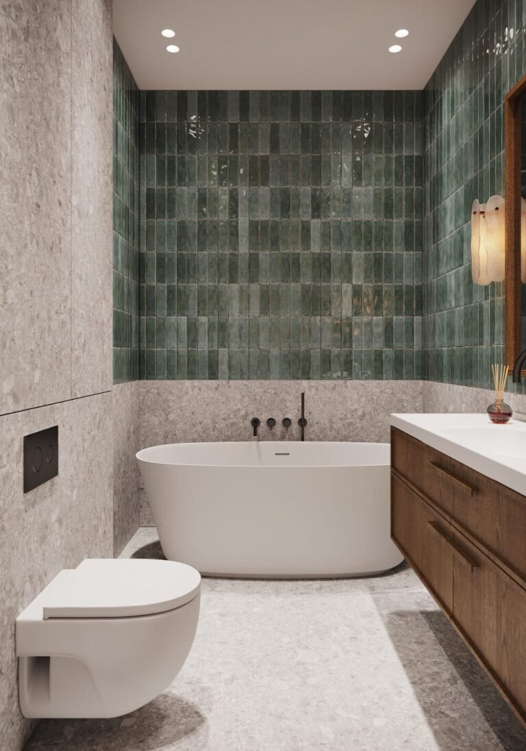 Japanese-Inspired Bathroom