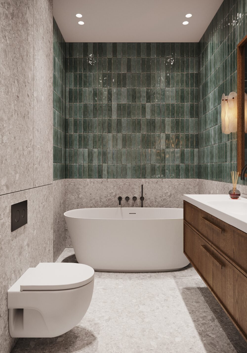 Japanese-Inspired Bathroom
