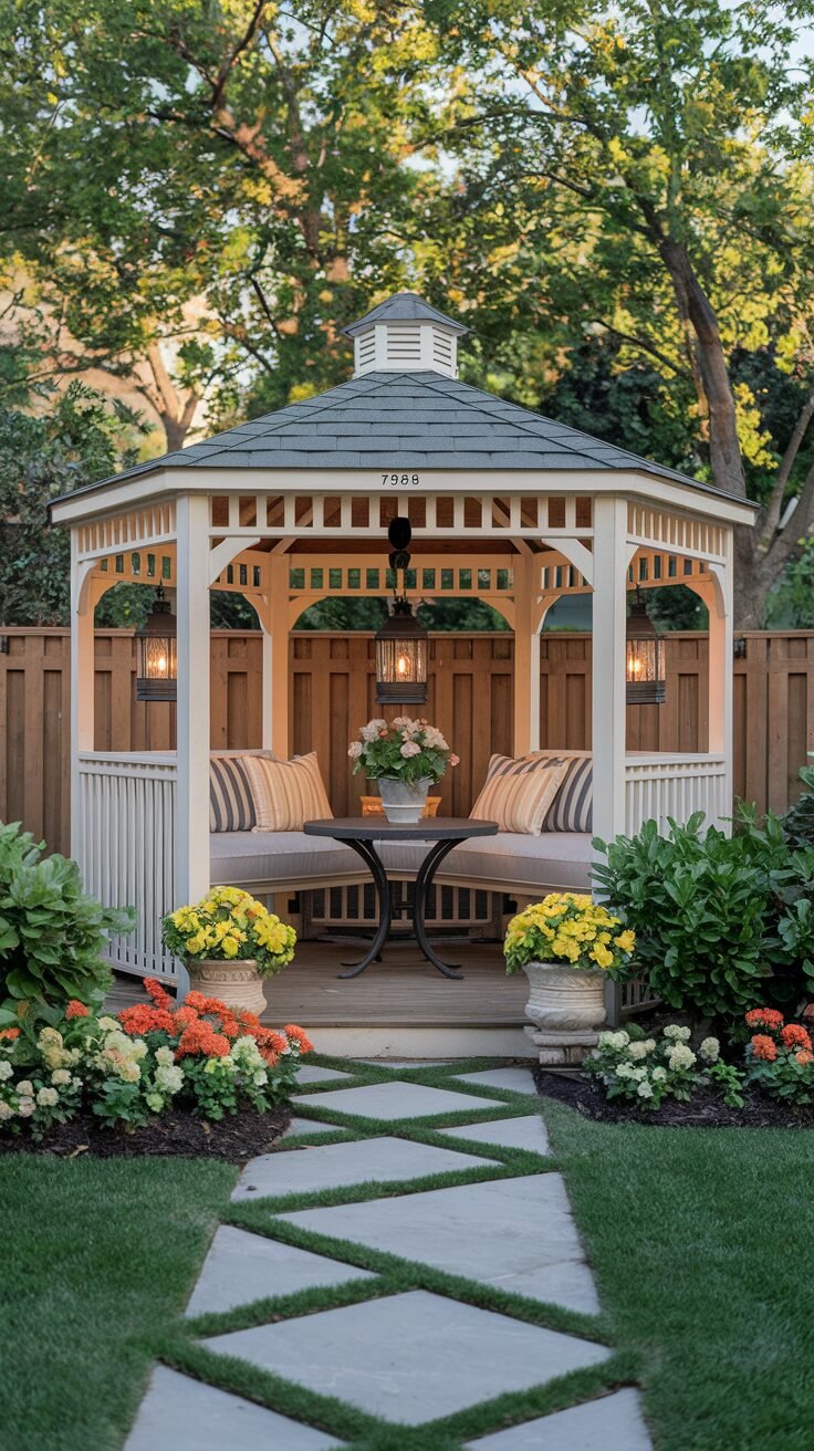 Garden Oasis with a Gazebo