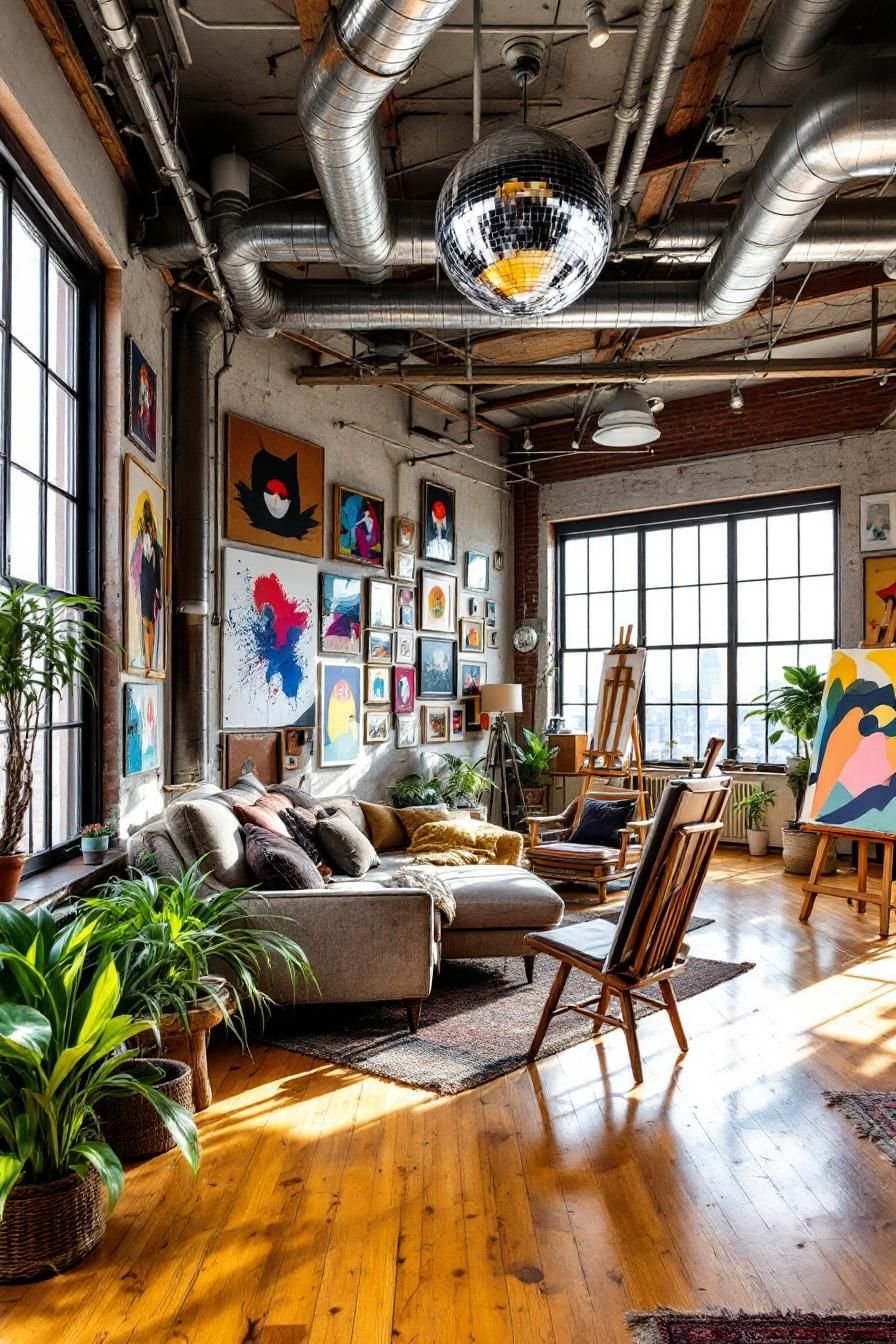 Industrial Living Room